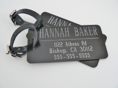 Wholesale Customized Leather Luggage Tag