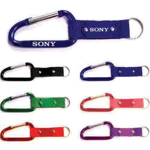 Hot Sale Custom Carabiner with Sleeve Keyring