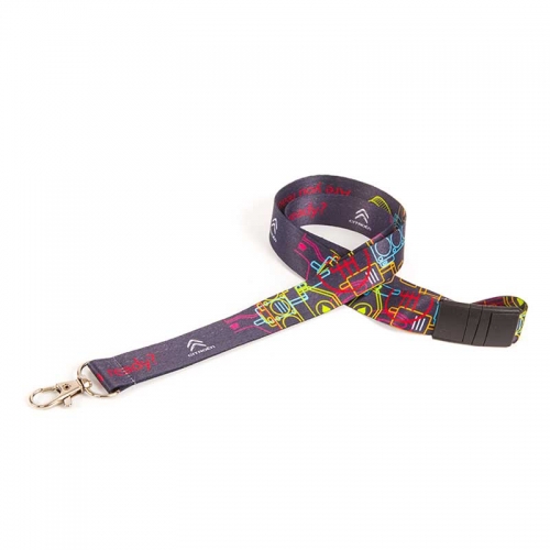 Decorative Ribbon Screen Printing Lanyards Lanyard with Logo