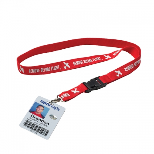 Promotion Gift Heat- Transfer Printed Lanyard with Custom Logo