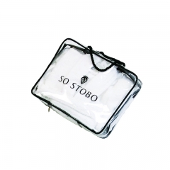 Waterproof Transparent PVC with Handles PVC Shopping Bag