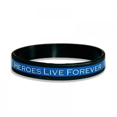 Silicone Wristband Used for Souvenir the Hero with Wholesale