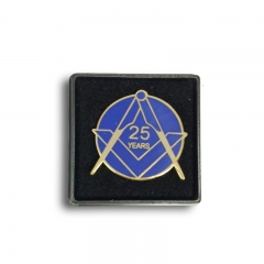 Bicolor Manual Commemorative Medallion & Lapel Pin