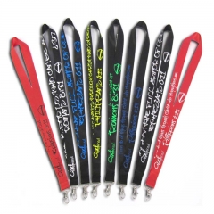 Keychain Short Lanyard in HeatingTransfer Printing with Wholesale Price
