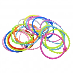 Candy-Colored  Silicone Wristband Displayed the Youth Air