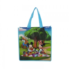 Foldable Laminated Tote Recyclable Nonwoven Shopping Bag