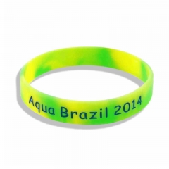 Factory directly cheap sell custom made print rubber wristband