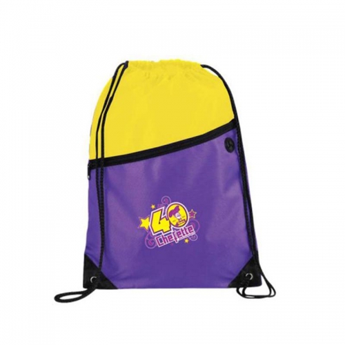 Customized Logo Branded Promotional Drawstring Bag