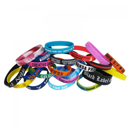 Factory Wholesale Custom Muti-color Silicone Wrist band