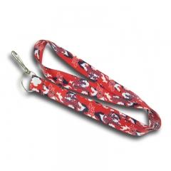Custom Print You Own Logo Lanyard with  Promotinal Cheap Heated Transfer