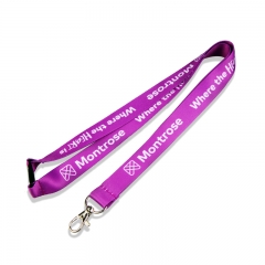 Neck Lanyard with Whole Sale Custom Polyester
