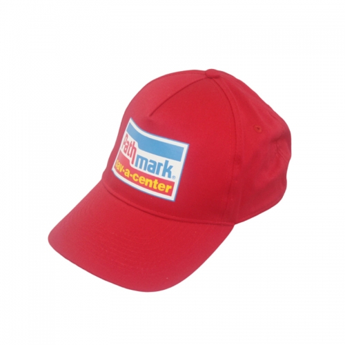 Fashional 5 panel baseball cap silk screen print