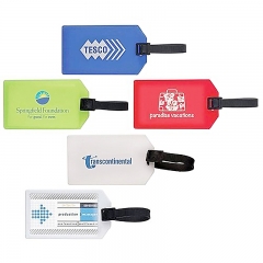 Wholesale Good Price Customized Logo Soft PVC Luggage Tag Hi