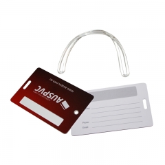 High Quality Full Color Customized Logo Printing Luggage Tag