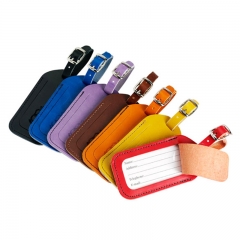 Bulk Leather Luggage Tags Blank Luggage Tag