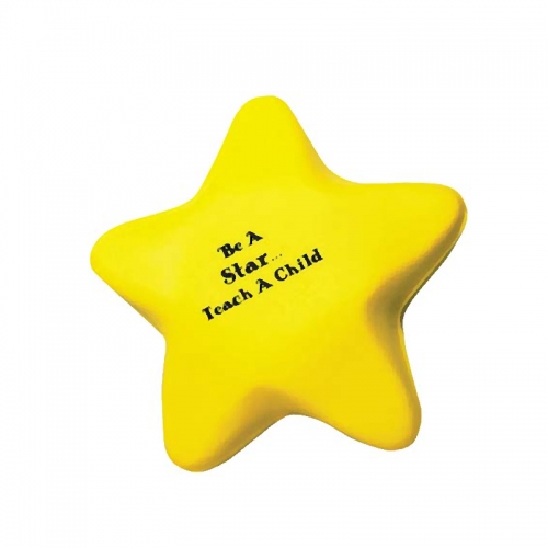 Customized PU Stress Ball Star Shaped Kids Gifts Stress Ball with Custom Logo