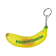 Hot Selling Eco-friendly Logo Printed Banana Stress Ball wit
