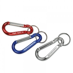 Custom High Quality Metal Carabiner with Keyring