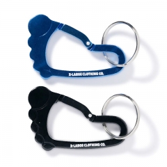 Best Selling Foot Shape Aluminum Alloy Carabiner