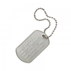 Popular Customized Metal Hang Decorations Dog Tag