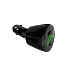 Dual USB 2 Port Bullet Car Charger Adapters For Mobile Phone