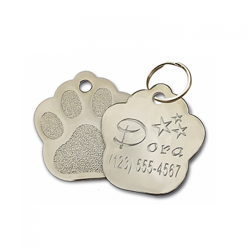 Customized Aluminum Hang Decorations Dog Tag with Logo Made in China