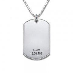 Customized Aluminum Hang Decorations Dog Tag Made in China