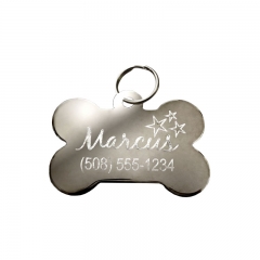 Aluminum Material Dog Tag with Custom Logo