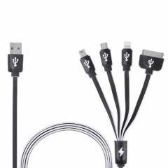 USB Cable,4 in 1 Universal Multi USB Charging Cable Adapter 