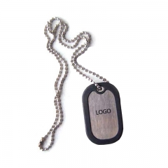 Custom Printing Metal Dog Tag with Necklace