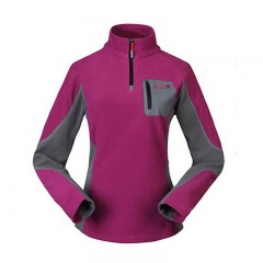 Latest design zipper winter outdoor micro cheap  polar fleece jacket