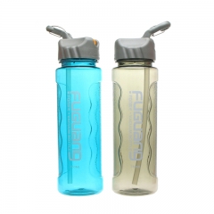 Custom Printed Plastic Water Bottle Manufacture with Straw