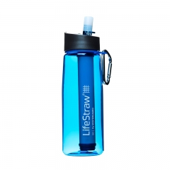 BPA Free Sport Clear Infuser Plastic Water Bottle with Straw