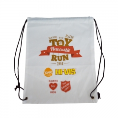 Popular Best Selling Promotional Polyester Drawstring Bag Customised Drawstring bag