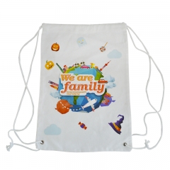 Popular Best Selling Promotional Polyester Drawstring Bag Customised Drawstring bag