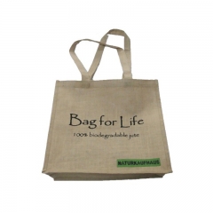 Customer design Natural Jute Shopping Bag Tote Jute Bag