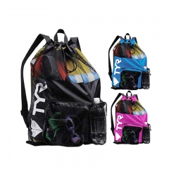 Best Promotional nylon mesh drawing backpack drawstring mesh