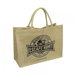 2016 new arrival jute tote bag with window manufacturers in China