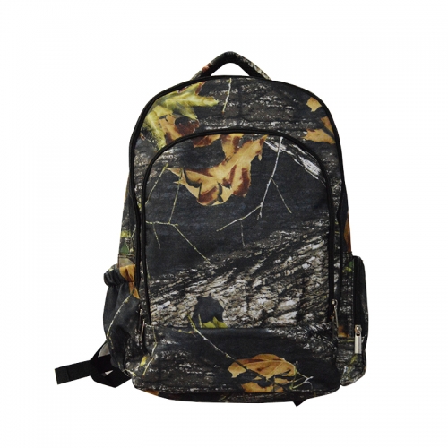 600D Camo backpack customer printing backpack