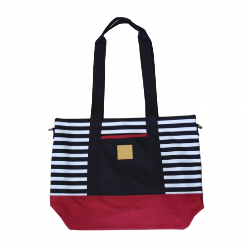 Luxury design Canvas tote bag shopping bag with customized design.