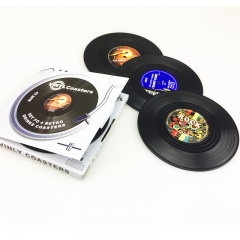 Full color printing Records Coaster