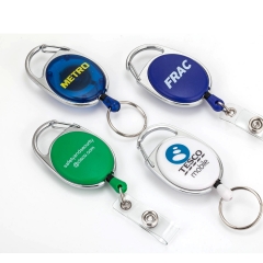 Retractable pull reel badge holder for promotion,pull reel badge holder