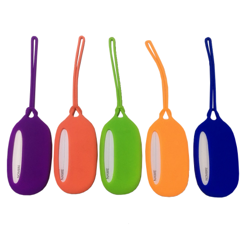 Simple  Luggage Tag in colorful Silicone Luggage Tags