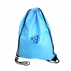 Promotional shopping bag drwastring bag with customized logo .