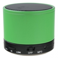 Cheap Promotional Round Metal Mini Bluetooth Speaker with FM Radio