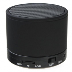 Cheap Promotional Round Metal Mini Bluetooth Speaker with FM Radio