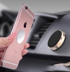 Magnet 360 Rotating magnetic cell mobile phone holder Magnetic Car Mount Metal stand cell phone holder