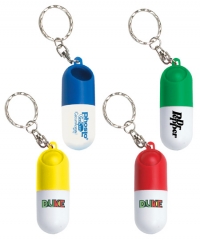 Factory price Pill box keychain .