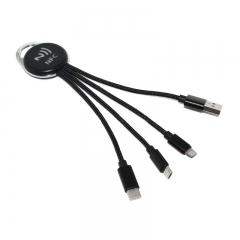 NFC 3 in 1 light logo cable